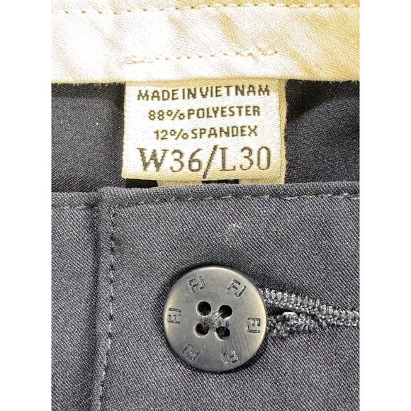 FootJoy‎ Golf Pants Men 36x30 Navy Straight Performance Wicking Golf Outdoor - Picture 2 of 11